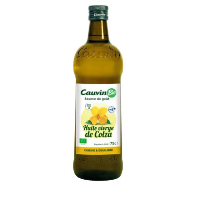 Huile vierge de colza biologique cauvin 75cl (Cauvin)