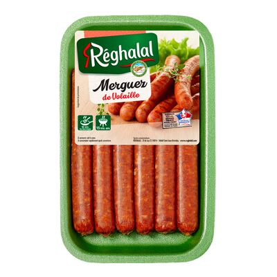 Reghalal merguez de volaille x 6 (Réghalal)