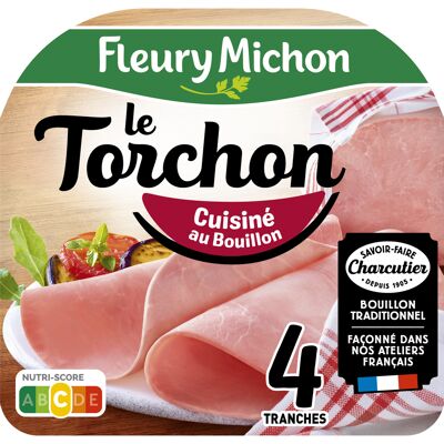 4 tr. jambon le torchon cuisiné au bouillon (Fleury Michon)