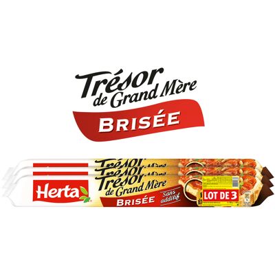 Herta tresor de grand mere pâte brisée épaisse lot 3 (Herta)