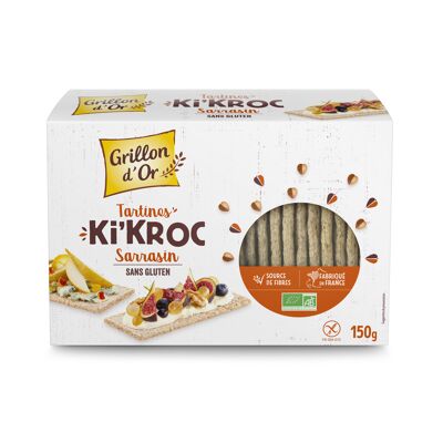 Tartines ki'kroc sarrasin sans gluten 150g go ab* (Grillon D'or)