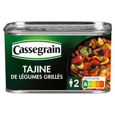 Tajine de légumes grillés coriandre et raisins secs (Cassegrain)