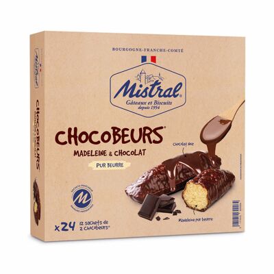Chocobeurs madeleine et chocolat 600g (Biscuits Mistral)