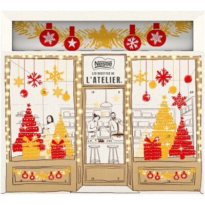 Nestle l'atelier calendrier de l'avent 222g (Les Recettes De L'atelier)