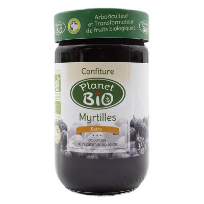 Confiture de myrtilles 360g (Planet Bio)