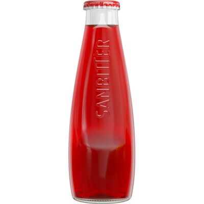 Sanbitter rosso boisson gazeuse aromatisée rafraîchissante sans alcool 10cl (Sanbitter)