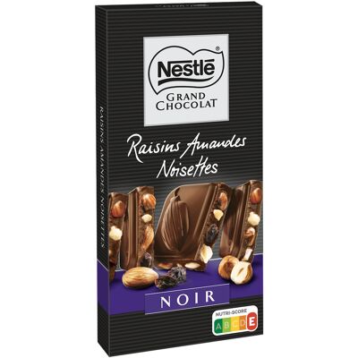 Nestle grand chocolat chocolat noir raisins amandes noisettes 200g (Nestle)
