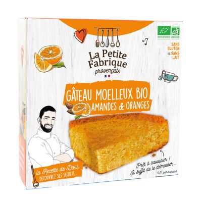Gateau bio aux amandes & à l'orange sans gluten & sans lait (La Petite Fabrique Provencale)