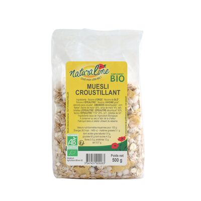 Muesli croustillant bio 500 g (Naturaline)
