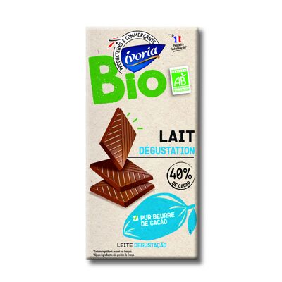 Lait dégustation 40% de cacao ivoria bio (Ivoria)