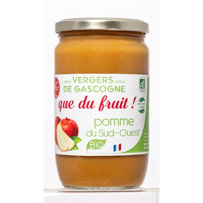 Purée de pomme bio origine sud ouest (Vergers De Gascogne Bio)