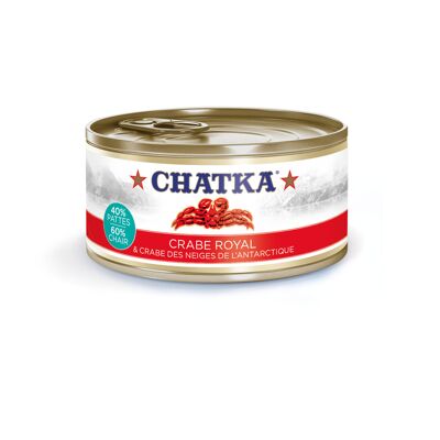 Crabe royal et des neiges de l'antarctique 40% pattes 60 % chair (Chatka)