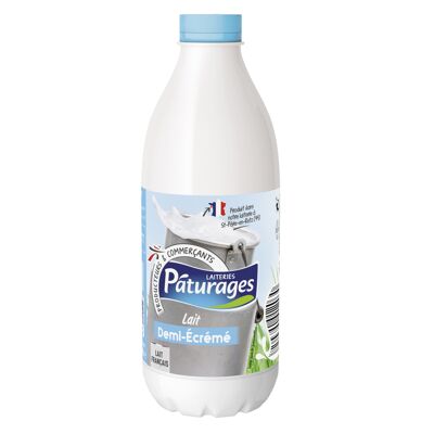 Lait demi-écrémé (Paturages)