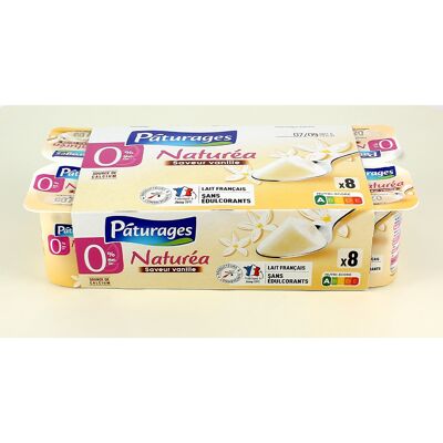 Naturéa 0% mat.gr. saveur vanille (Paturages)
