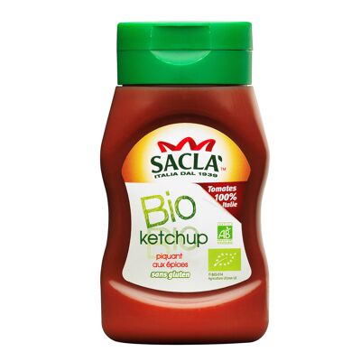 Sacla - ketchup piquant aux epices bio 290 gr (Sacla)