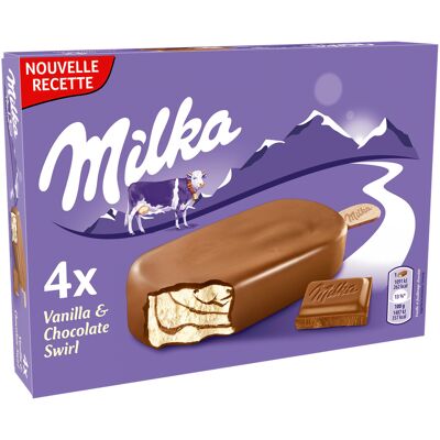 Milka chocolat & vanille x4 (Milka)