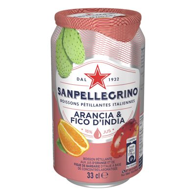 San pellegrino boisson pétillante au jus d'orange et de figue de barbarie 33cl (Sanpellegrino)