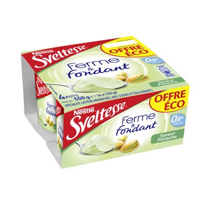 Sveltesse ferme et fondant pistache 4x125g offre eco (Sveltesse)