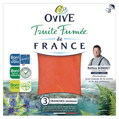 Truite fumée de france 100g 3tr mini (Ovive)