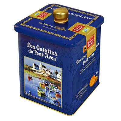 Boite à biscuits en fer 36 galettes bretonnes 300g traou mad (Traou Mad)