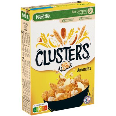 Clusters amandes céréales petit déjeuner 400g (Clusters)