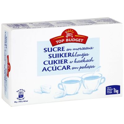 Sucre blanc en morceaux (Top Budget)