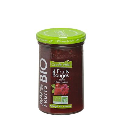 Confiturelle bio 100% issue de fruits 4 fruits rouges 290g (Confiturelle)