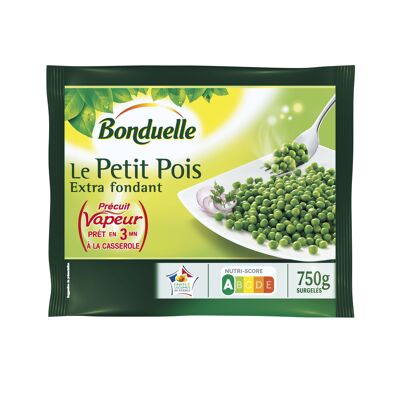 Le petit pois extra fondant précuit vapeur (Bonduelle)