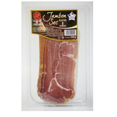 Jambon sec vpf 8 tranches 200g sp (Saloir Du Périgord)