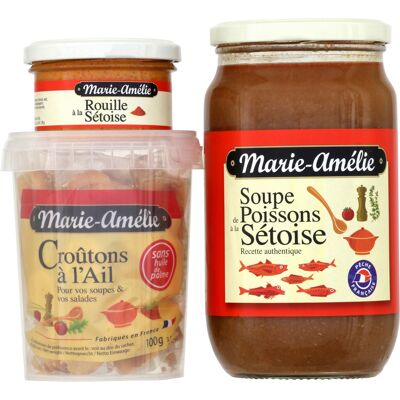 Uc lot soupe de poissons + rouille +croutons marie amelie (Marie Amélie)