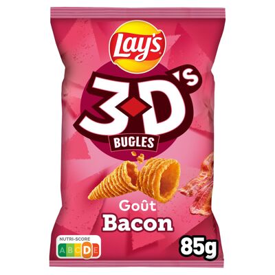 Lay's 3d's bugles goût bacon 85 g (Benenuts)
