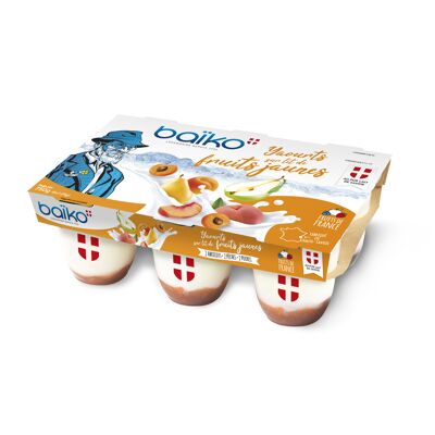 Baiko - yaourts fruits jaunes 6x125g (Baiko)