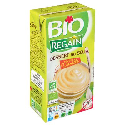 Dessert soja saveur vanille bio (Regain)
