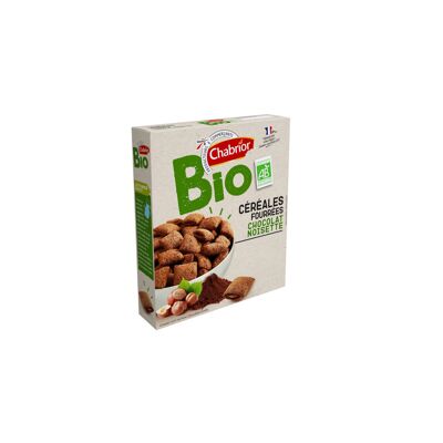 Bio céréales fourrées chocolat noisette (Chabrior)