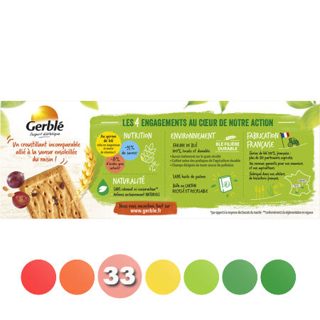 Biscuits Raisins 270g Gerble Biscuits Raisins 270g Gerble